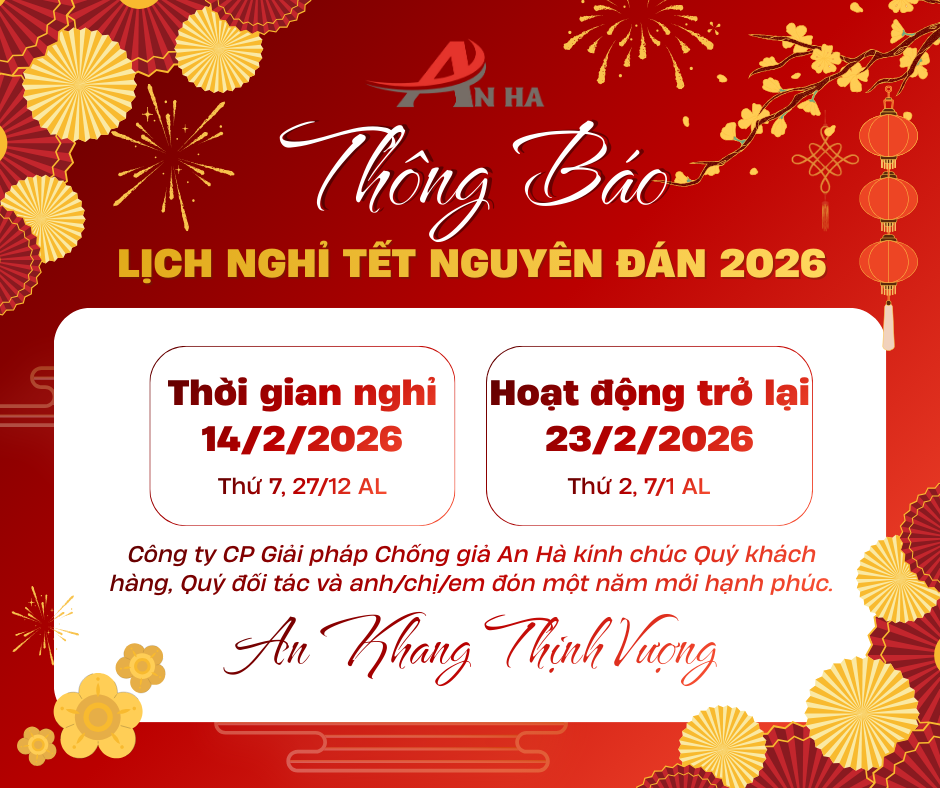 Thông báo nghỉ Tết
